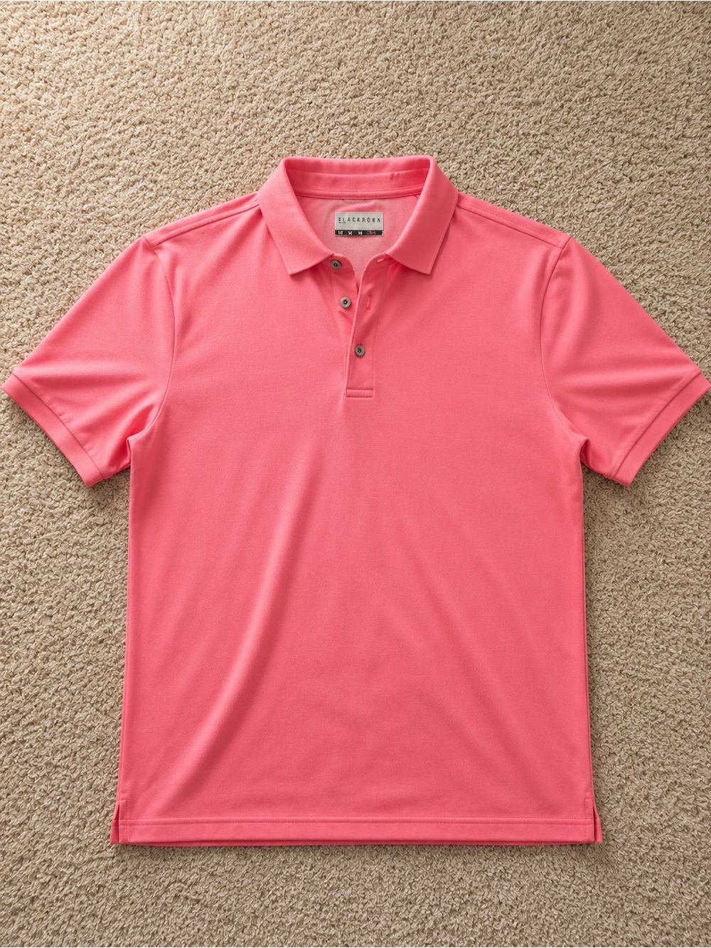 PGA Tour Men's Coral Pink Polo